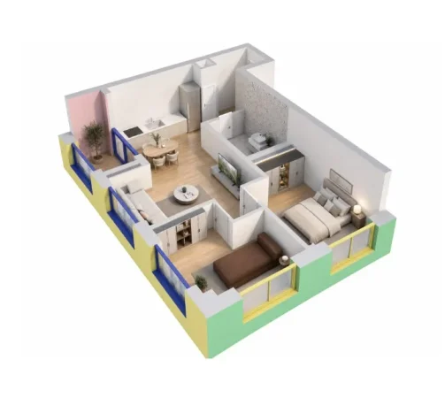 Tirane, shitet apartament 2+1 Kati 9, 75 m² 125.000 € (Shkoze)