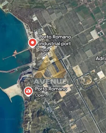 Durres, shitet toke ne bregdet , 4.000 m² (Rruga Shen Pjeter) Porto Romano