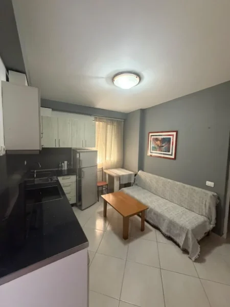Tirane, jepet me qera apartament 1+1 Kati 3, 50 m² 450 € (Rruga Fortuzi)