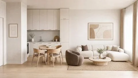 Tirane, shitet apartament 1+1 Kati 2, 54 m² 71.000 € (Rruga Fan Noli)