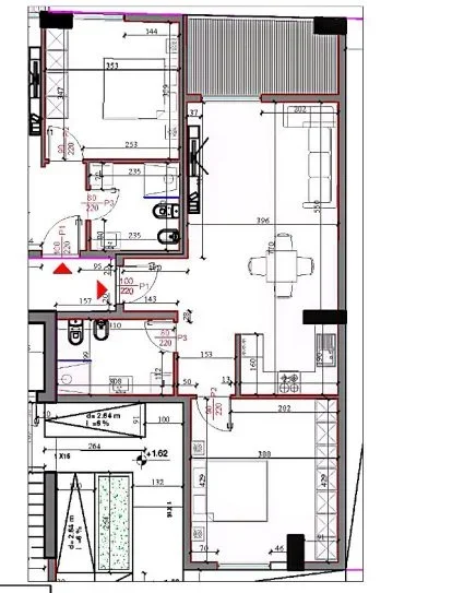 Tirane, shitet apartament 1+1 Kati 5, 85 m² 130.000 € (Paskuqan)