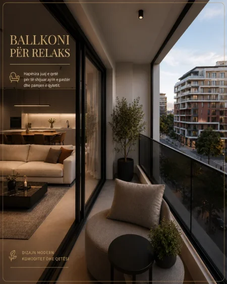 Tirane, shitet apartament 1+1 Kati 2, 69 m² 103.000 € (Simon Gjoni)