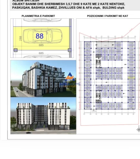 Tirane, shitet garazh | post parkimi Kati -1, 33 m² (PASKUQAN)