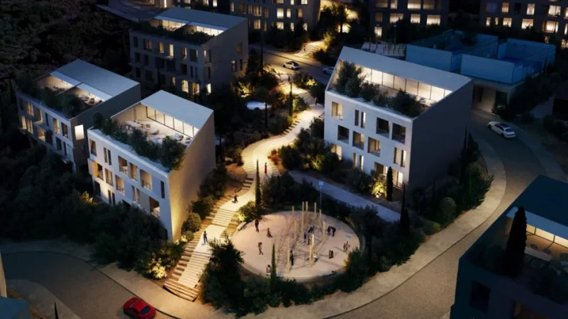 Dhermi - Palase, shitet apartament 2+1+Aneks+Ballkon Kati 2, 100 m² 278.432 € (Palase)