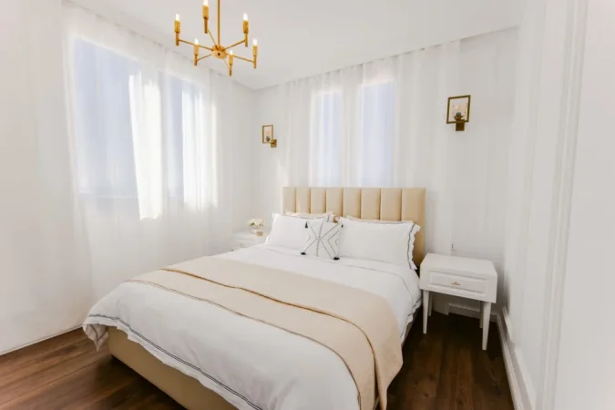 Tirane, jepet me qera apartament 1+1 Kati 9, 70 m² 600 € (Astir)