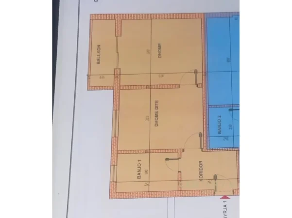 Tirane, shitet apartament 1+1 Kati 5, 54 m² 125.000 € (komuna e parisit)