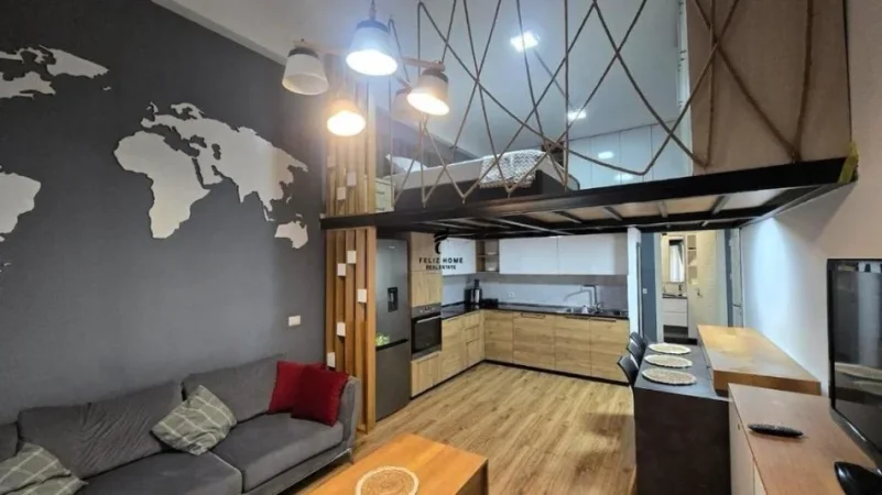 Tirane, jepet me qera apartament 1+1 Kati 1, 50 m² 450 € (5 MAJI)