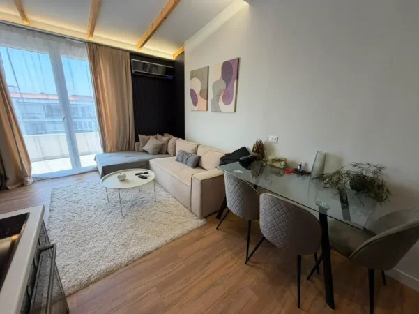 Tirane, jepet me qera apartament 1+1 Kati 10, (ASTIR)