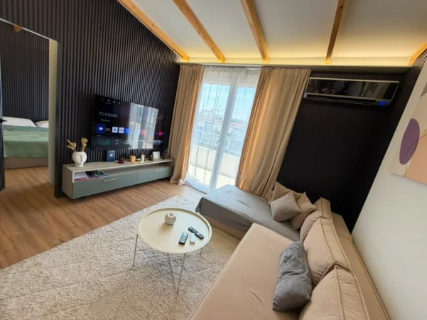 Tirane, jepet me qera apartament 1+1 Kati 10, (ASTIR)