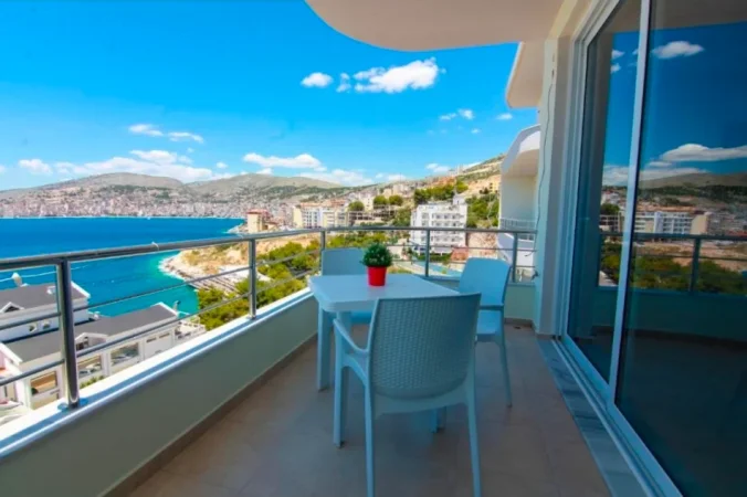 Sarande, jepet me qera apartament Kati 5, 55 m² 500 € (Santa Quaranta)