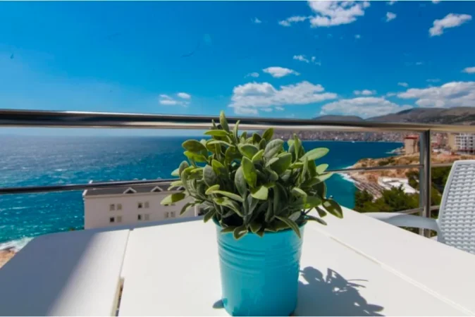 Sarande, jepet me qera apartament Kati 5, 55 m² 500 € (Santa Quaranta)