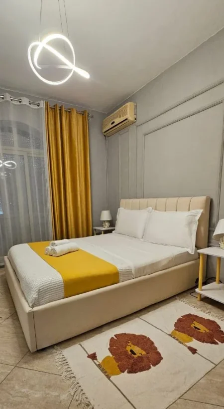 Tirane, jepet me qera apartament 1+1 Kati 4, 74 m² 600 € (Rruga e Kavajës)