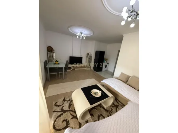 Tirane, jepet me qera apartament 1+1 Kati 5, 46 m² 500 € (pallati me shigjeta)