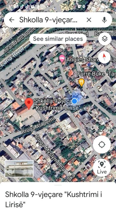 Tirane, jepet me qera garsonier 1+1 Kati 1, 40 m² 420 Euro (Shkolla Kushtrimi i Lirise)