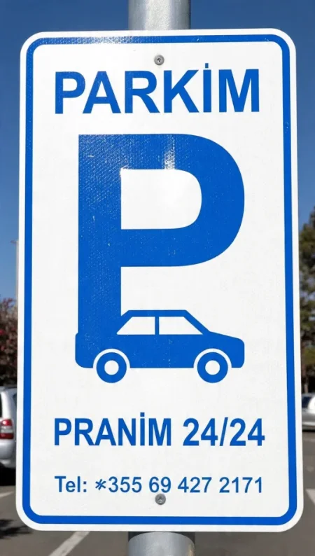 Tirane, njoftim Parkim
