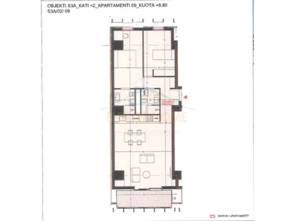 Tirane, shitet apartament 2+1 Kati 2, 117 m² 186.880 € (Pajtoni Residence,Casa Italia)