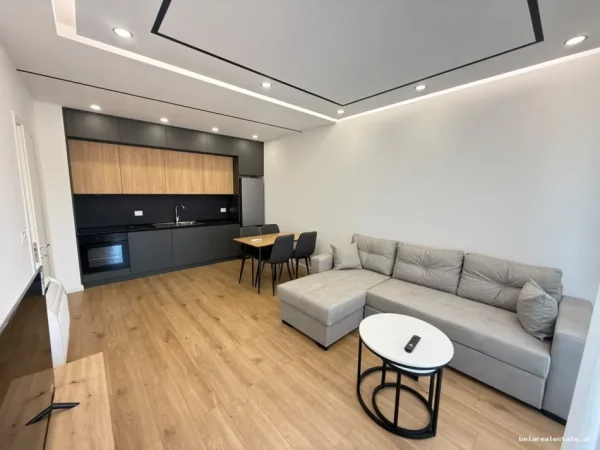 Tirane, jepet me qera apartament 1+1+Ballkon Kati 4, 70 m² 530 € (Astir)