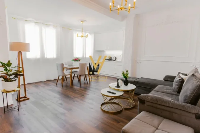 Tirane, jepet me qera apartament 1+1+Ballkon Kati 9, 75 m² 620 € (ASTIR)