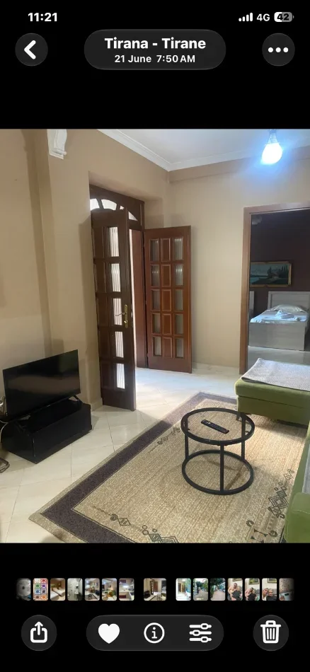 Tirane, Jepet me Qera Apartament 2+1,Mobilim, Çmimi 50,000 Lekë të Reja, mbi Selvinë, Rruga Dibrës, Tiranë.