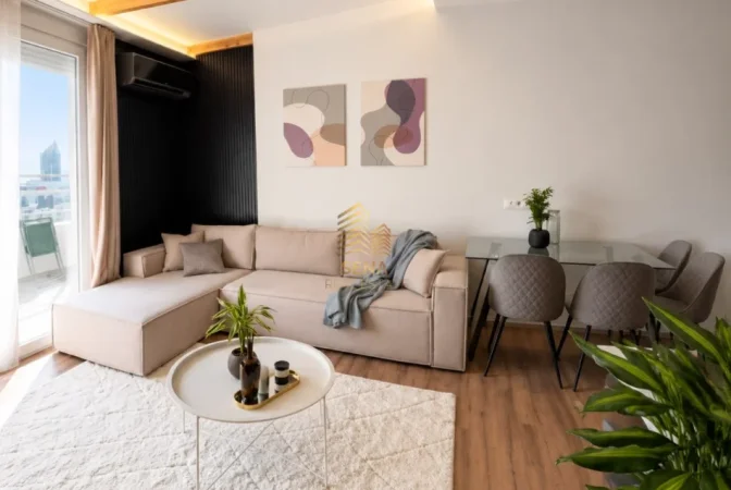 Tirane, jepet me qera apartament 1+1+Ballkon Kati 7, 65 m² 550 € (Astir)