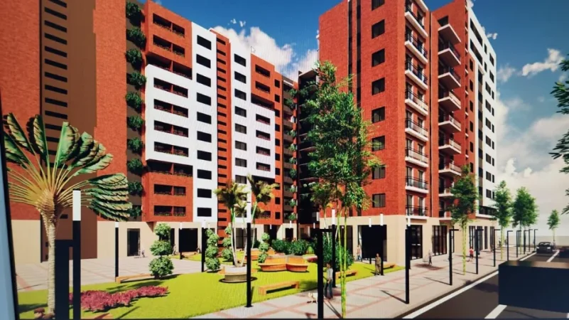 Tirane, shitet dyqan Kati 0, 52 m² 182.948 € (Kompleksi Mirabella rruga Kujtim Laro)