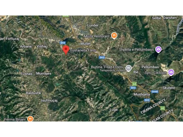 Tirane, shitet toke , 2.000 m² 140.000 € (Petrelë)