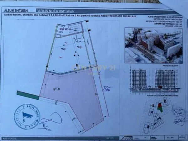 Tirane, jepet me qera Kati 0, 192 m² 3.080 Euro (Rruga e Dibres, prane Unazes)