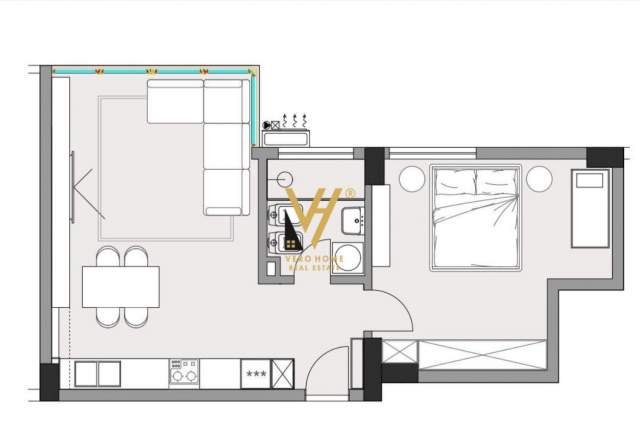 Tirane, shitet apartament 1+1 Kati 6, 63 m² 80.000 Euro (YZBERISHT)