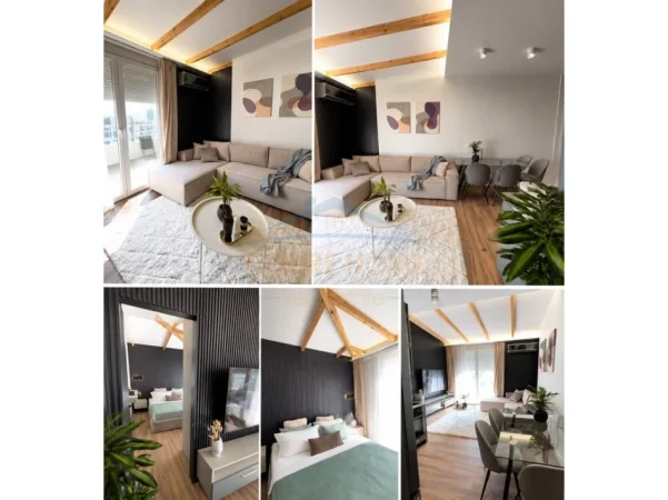 Tirane, jepet me qera apartament 1+1 Kati 7, 65 m² 550 € (UNAZA E RE)