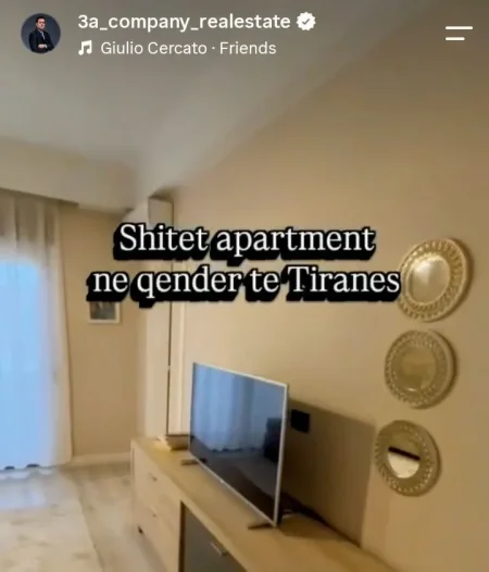 Tirane, shitet apartament 2+1+Ballkon Kati 7, 112 m² 350.000 € (ne qender te Tiranes, 9-kateshet)