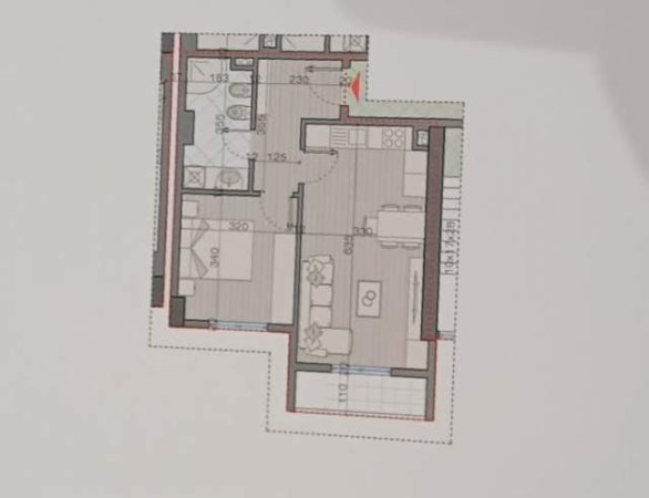 Tirane, shitet apartament 1+1, 64 m² 65.000 Euro (Bulevardi Kashar)