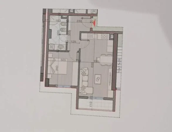Tirane, shitet apartament 1+1, 64 m² 65.000 Euro (Bulevardi Kashar)