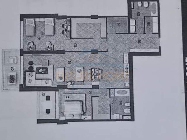 Tirane, shitet apartament 2+1+BLK Kati 21, 220 m² 839.724 Euro (Rruga e Elbasanit)
