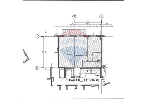 Tirane, shitet apartament 2+1+BLK Kati 1, 99 m² 158.400 Euro