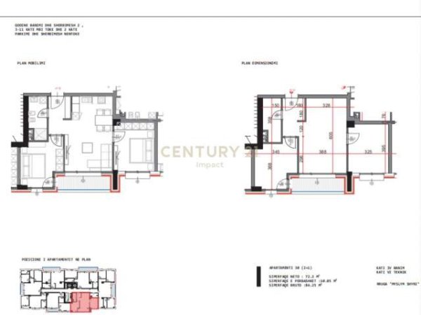 Tirane, shiten apartamente 1+1 dhe 2+1 ne Myslym Shyr