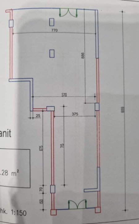 Tirane, jepet me qera ambjent biznesi Kati 0, 112 m² 1.130 Euro (Rruga Siri Kodra)