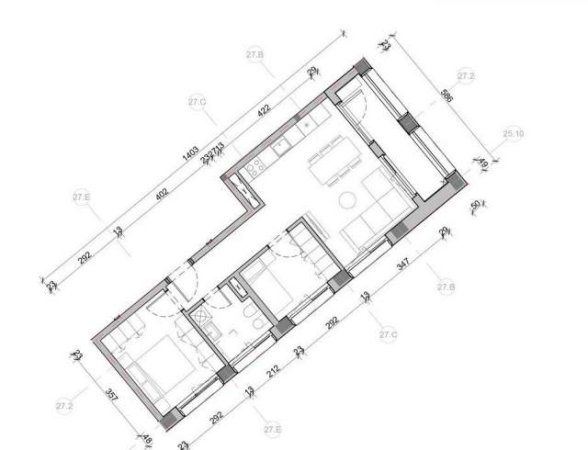 Tirane, shes apartament 2+1+BLK Kati 3, 76 m² 92.000 Euro (ali demi)