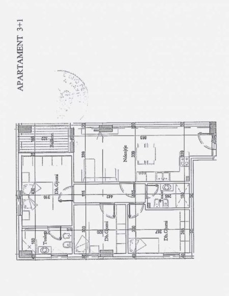 Tirane, shes apartament 3+1 Kati 7, 109 m² 109.800 Euro