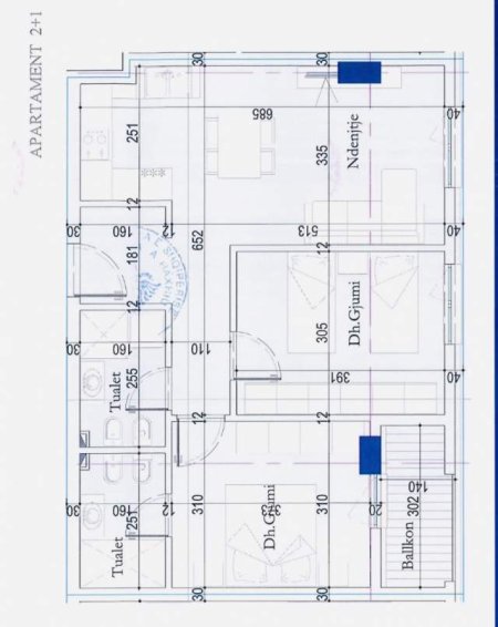 Tirane, shes apartament 2+1 Kati 4, 85 m² Euro (Casa Italia)