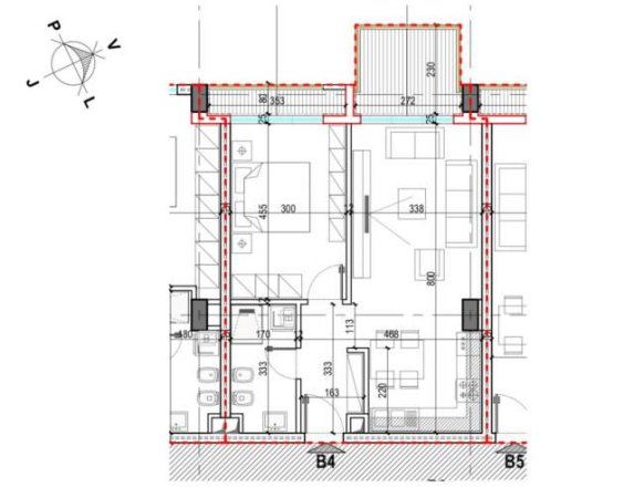 Tirane, shitet apartament 1+1+A+BLK Kati 3, 77 m² 96.000 Euro