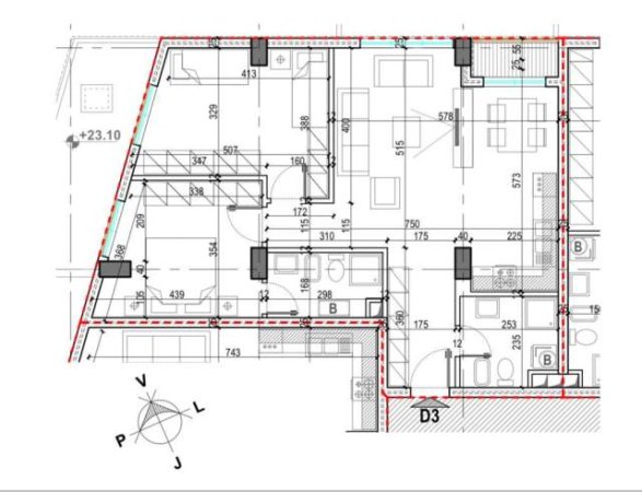 Tirane, shitet apartament 3+1 Kati 8, 141 m² 96.300 Euro (Laprake)
