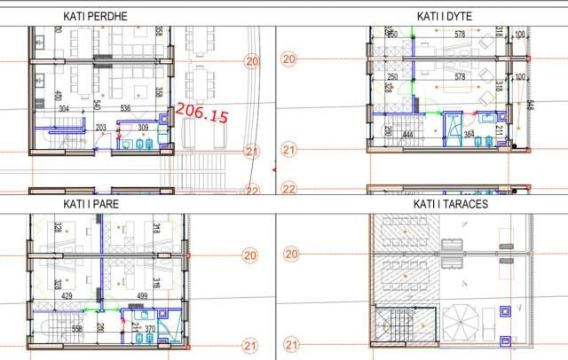 Tirane, shitet apartament 3 Katshe Kati 3, 290 m² 430.000 Euro (Farke)