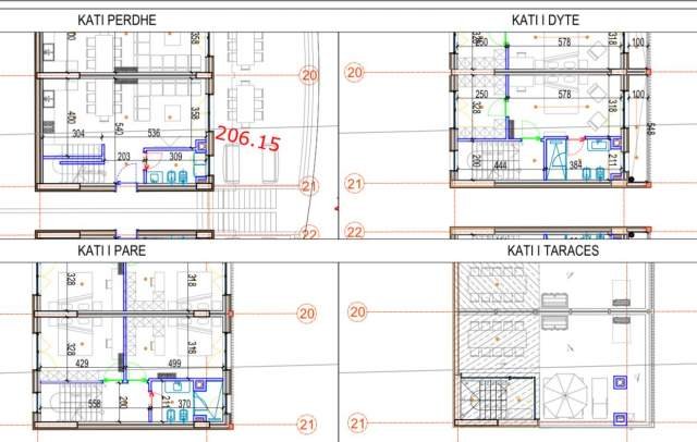 Tirane, shitet Vile 3 Katshe 290 m² 430.000 Euro