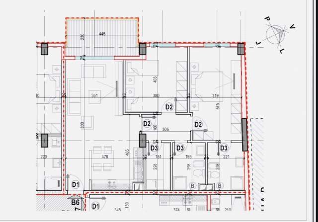 Tirane, shes apartament 2+1 Kati 3, 118 m² 1.150 Euro/m2 (Laprake)