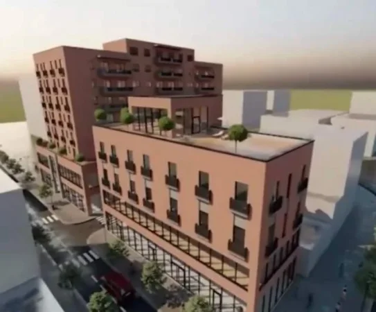 Tirane, shitet apartament 1+1 Kati 6, 75 m² 58.000 Euro (Rruga Bulevardi Blu)