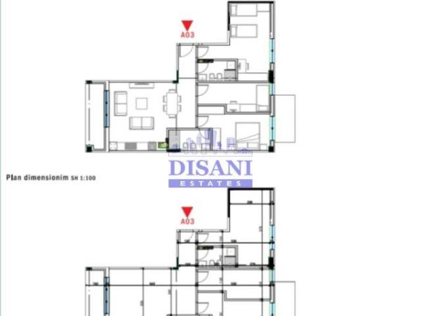 Tirane, shitet apartament 3+1+BLK Kati 2, 128 m² 1.350 Euro/m2 (Bulevardi i ri)
