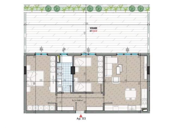 Tirane, shitet apartament 2+1+BLK Kati 1, 166 m² 99.000 Euro (Universe City Residence)