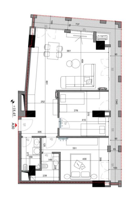 Tirane, shitet apartament 2+1+A+BLK Kati 4, 129 m² 225.000 Euro (rruga Riza Cerova)