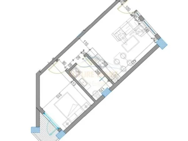 Tirane, shitet apartament 1+1 Kati 0, 48 m² 43.200 Euro (Rruga Baftjar Lici)