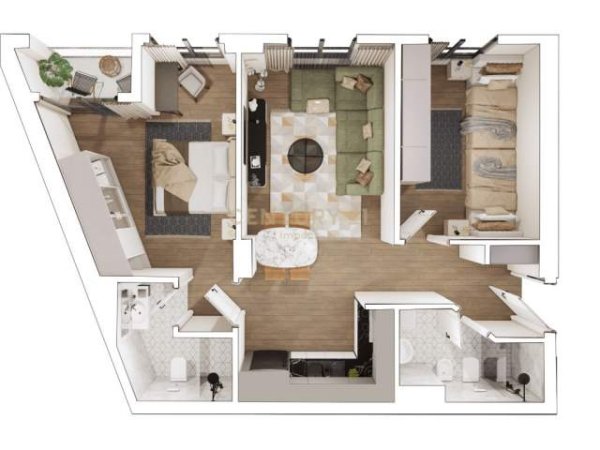 Tirane, shes apartament 2+1+A+BLK Kati 3, 90 m² 140.275 Euro